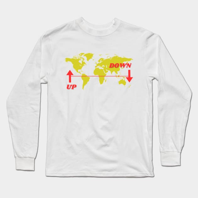 Up and down the equator Long Sleeve T-Shirt by sweetvision